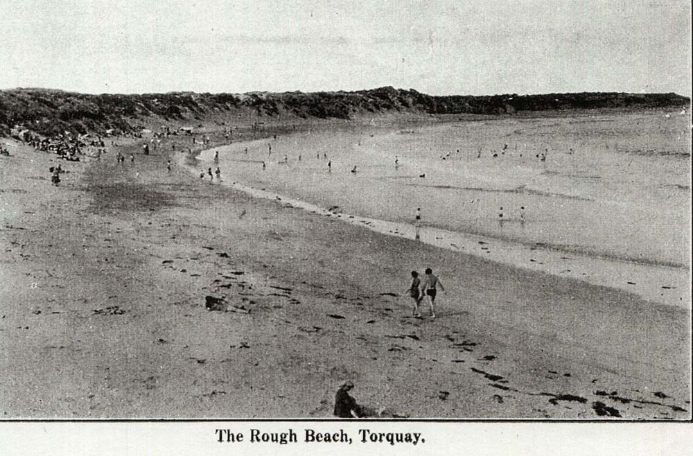 Surf Beach known as The rough Beach, Torquay